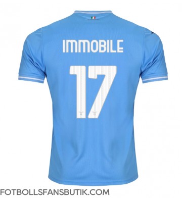 Lazio Ciro Immobile #17 Replika Hemmatröja 2023-24 Kortärmad